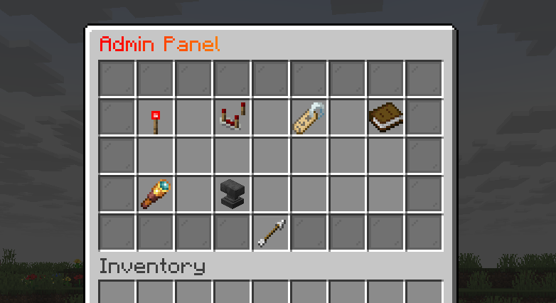 Admin menu for MayorSystem management